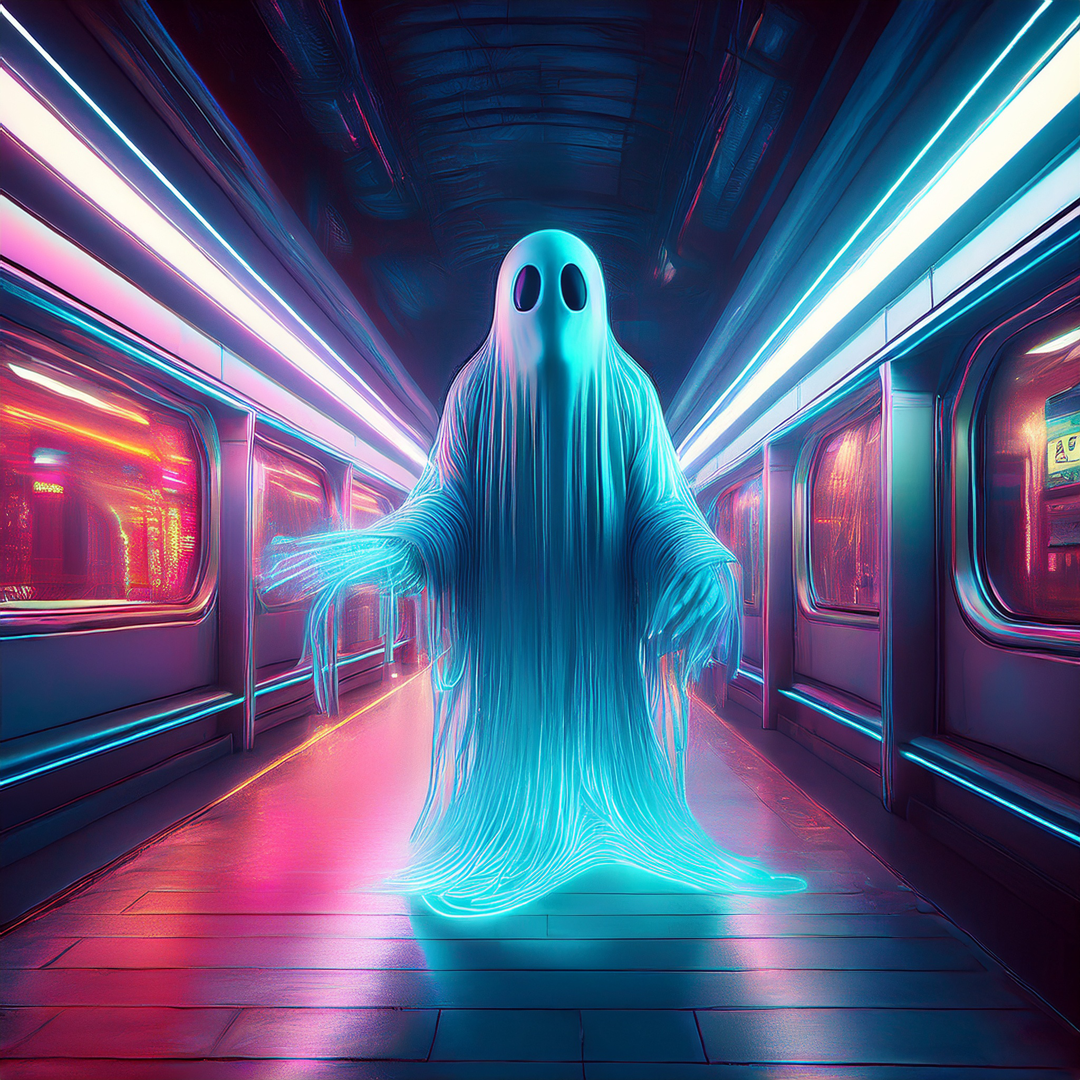 Neon ghost metro